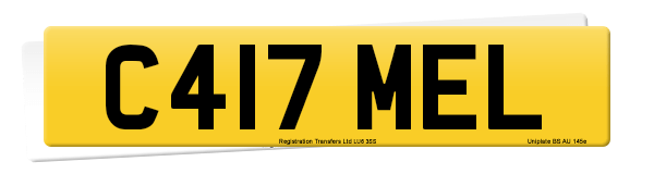 Registration number C417 MEL